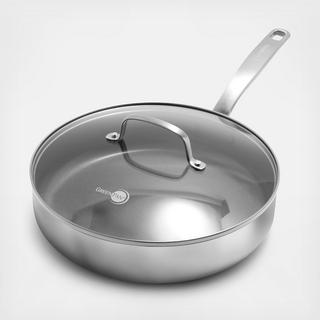 Chatham Stainless Steel Nonstick Saute Pan with Lid