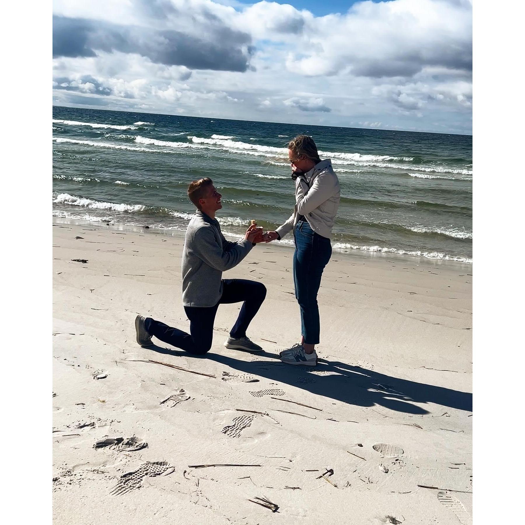 The day Joe asked Courtney to marry him!