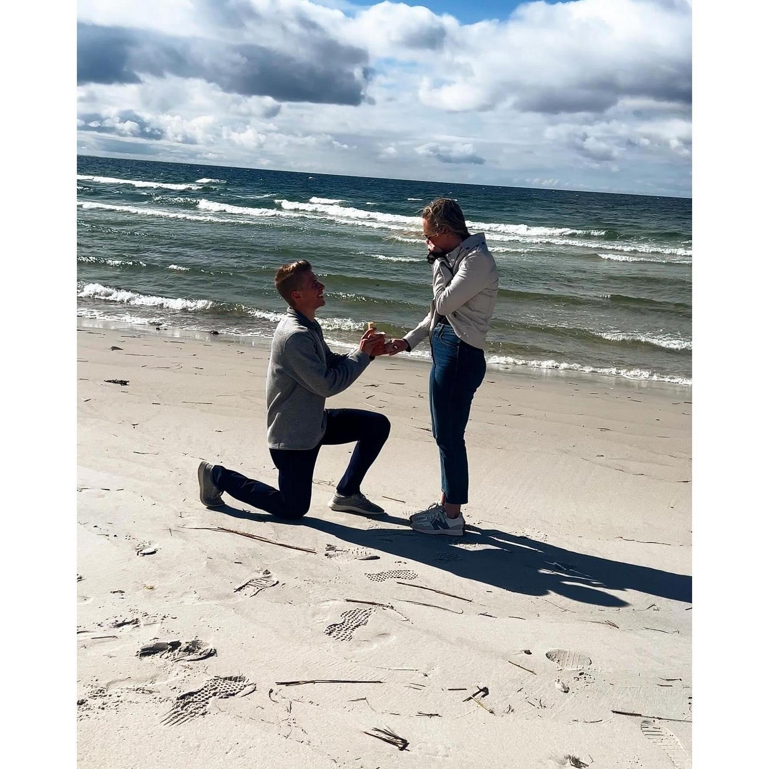 The day Joe asked Courtney to marry him!