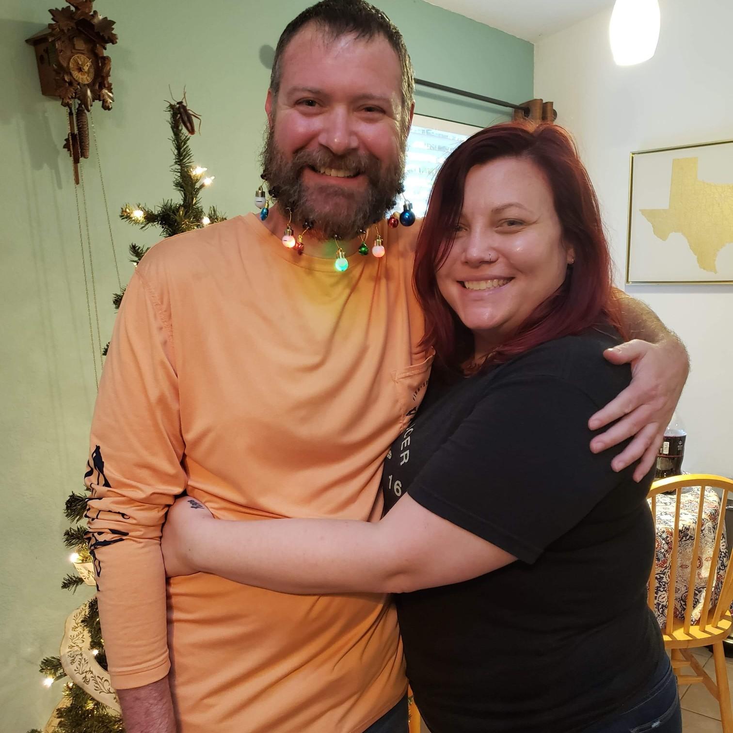 who needs a tree when you have a beard...