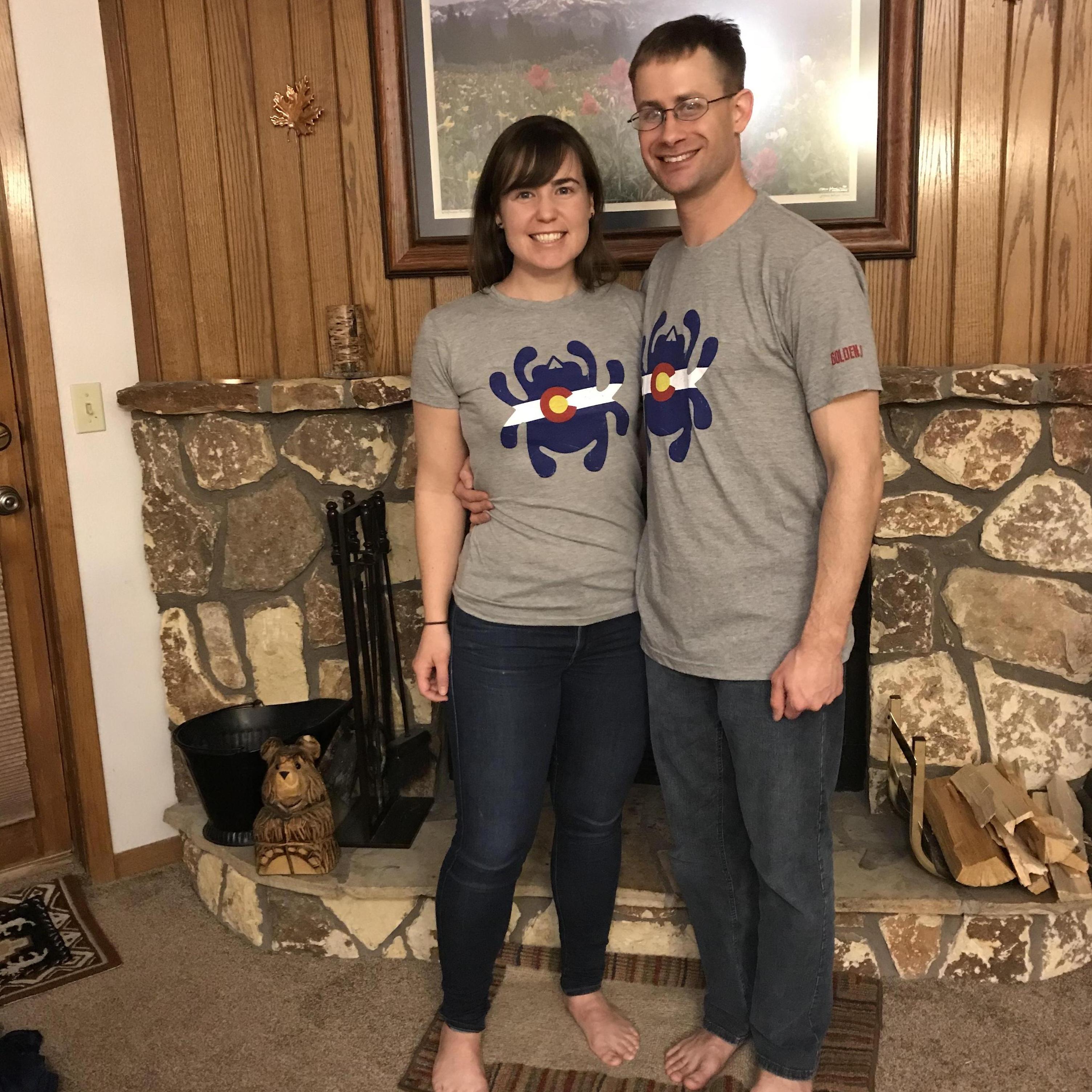 Matching shirts for the win.