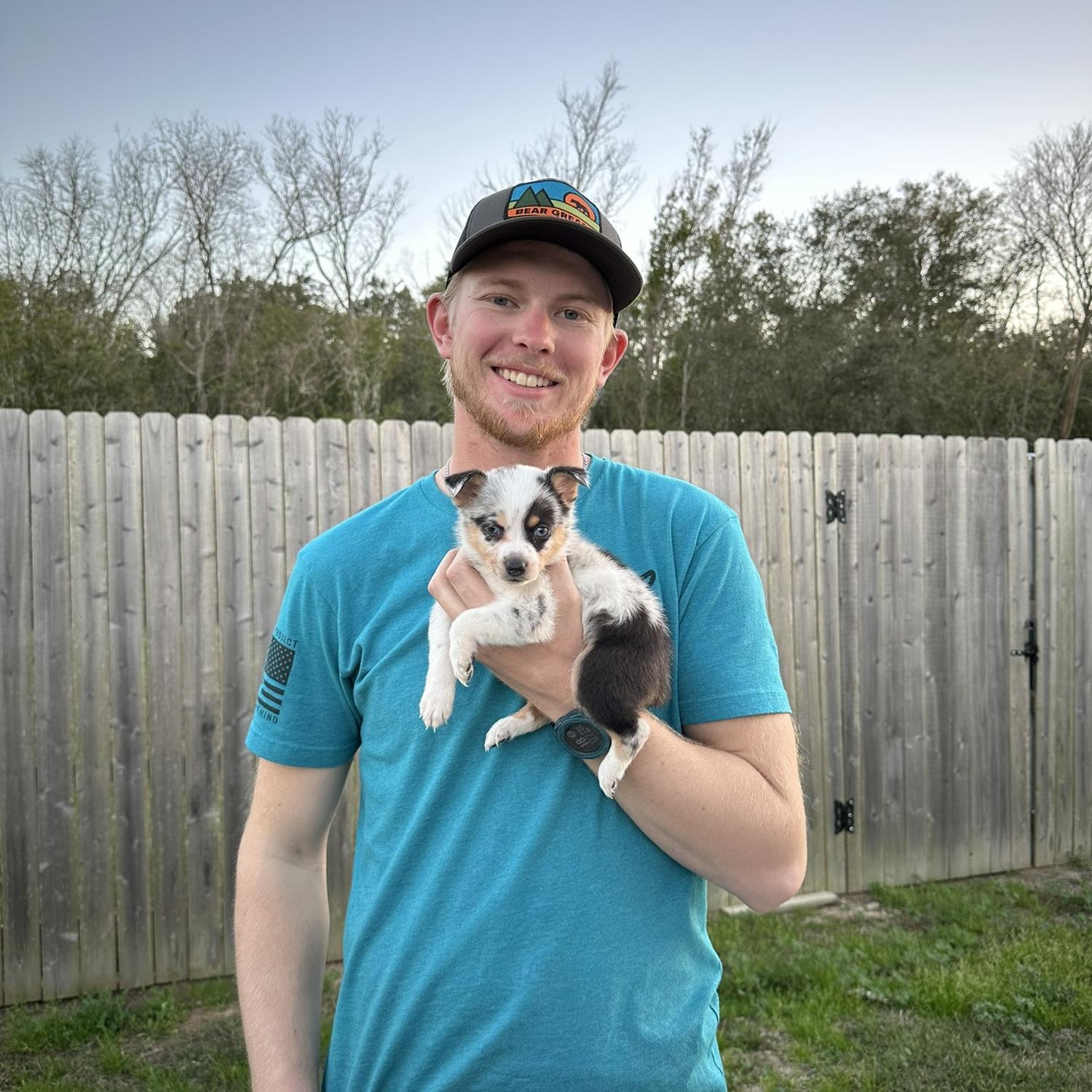 Kody got a puppy in Texas!