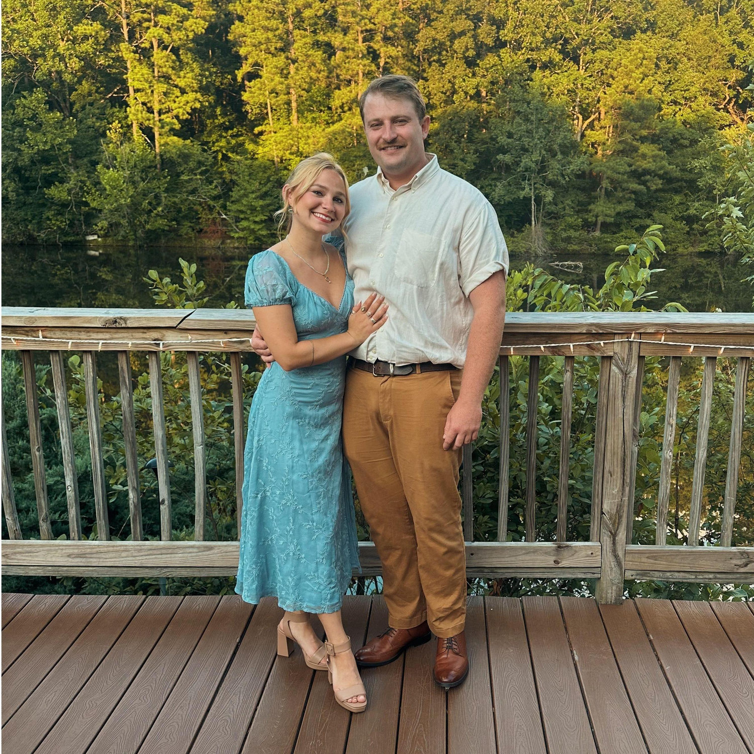 Celebrating Emma & Chris at their rehearsal dinner in Georgia!