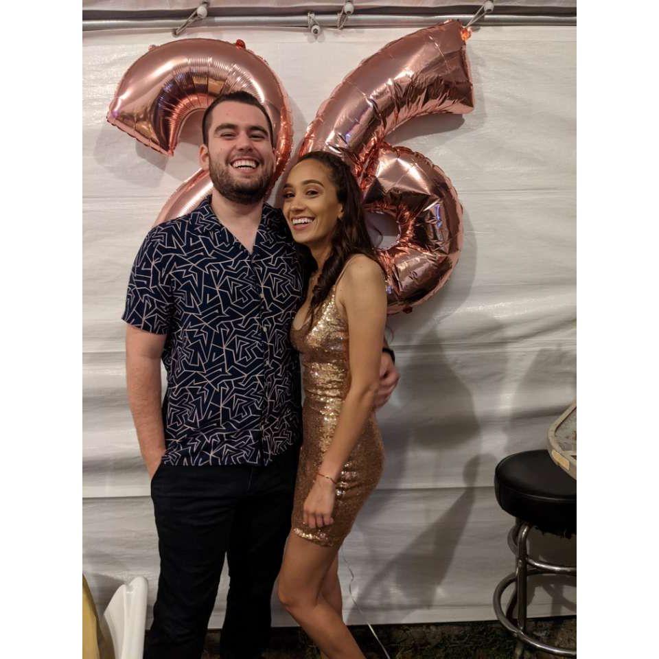 Another birthday together, this time as a couple