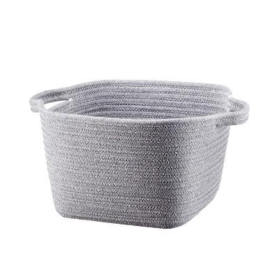 Bath Basket Small Crate Gray - Threshold™