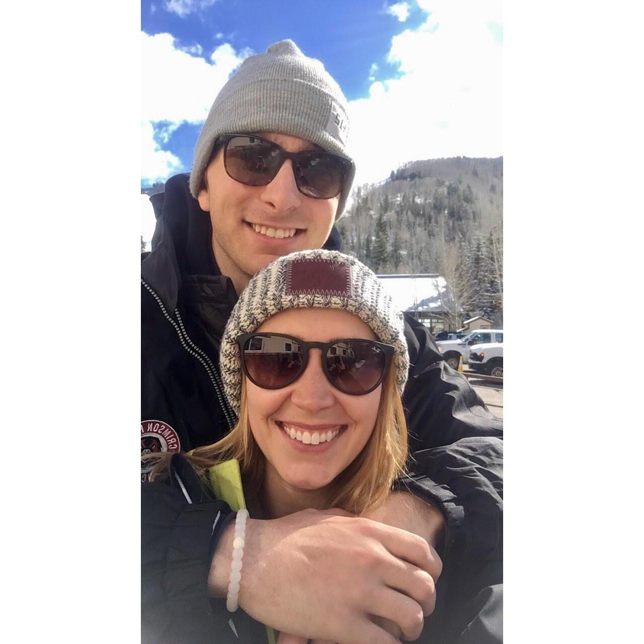 Ski trip in Vail with Courtney's family