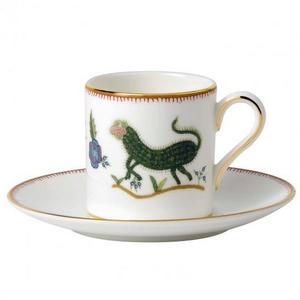 By Wedgwood Prestige Mythical Creatures Espresso Cup & Saucer