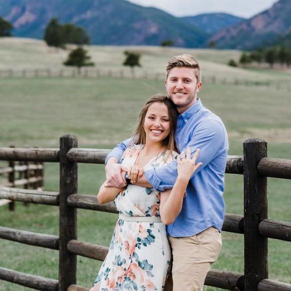 little did I know after I pulled in the chalkboard sign "Slifer & Gallagher Engagement" guided all of the surprise family and friends to the venue...