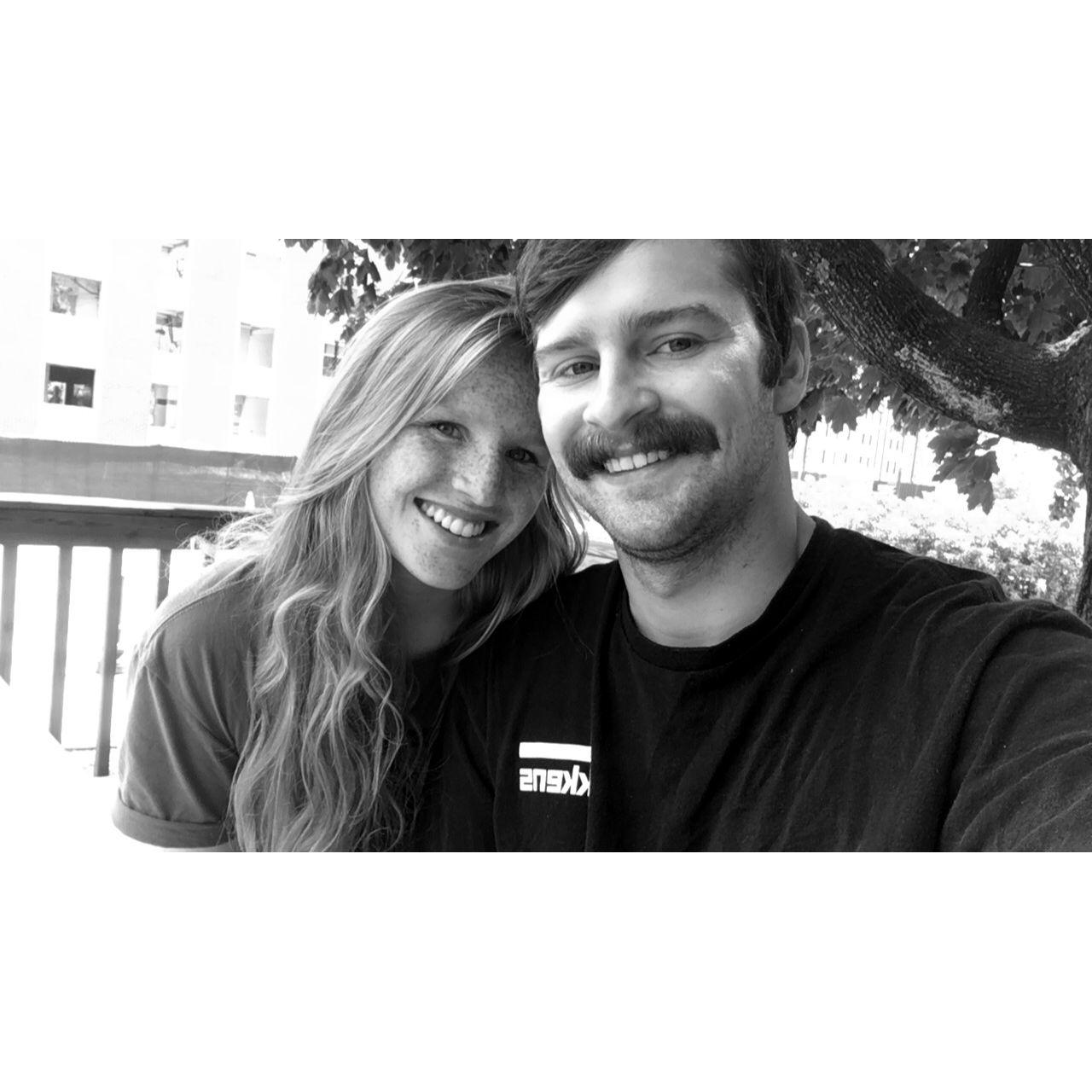 Topher's (in)famous mustache!