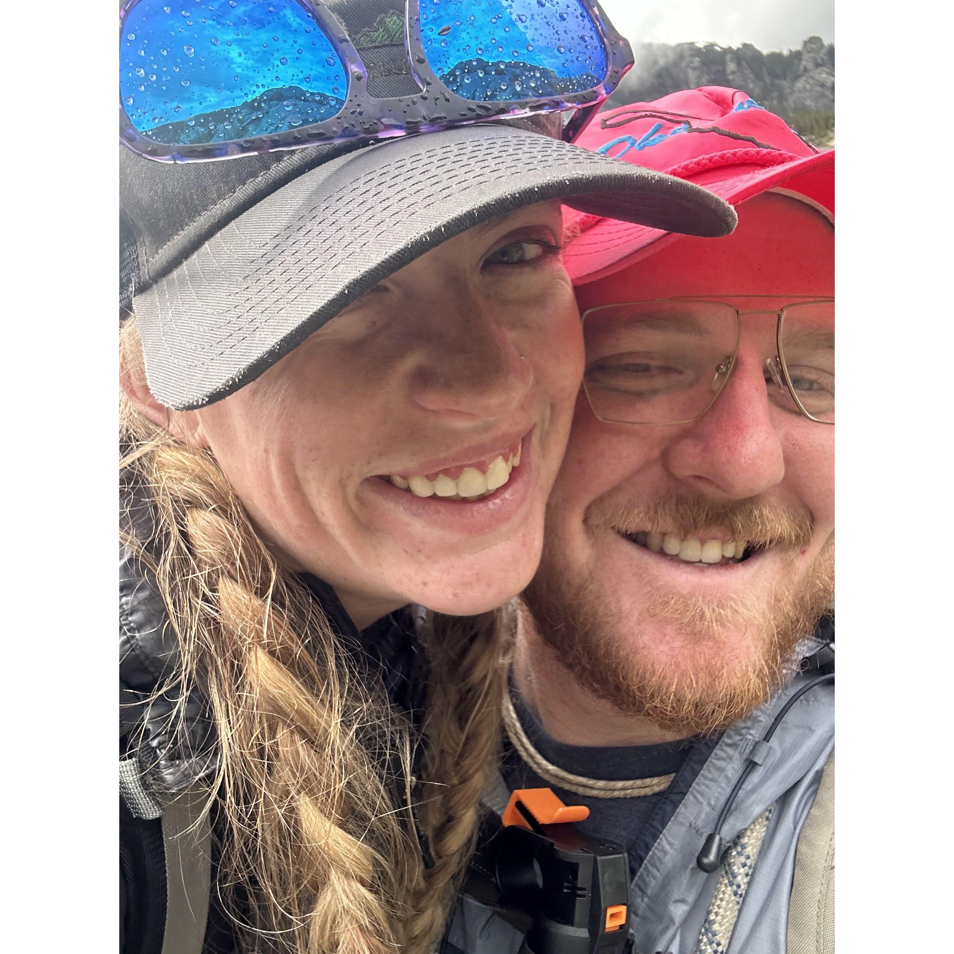 And hiking.