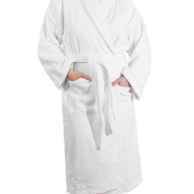 Classic Turkish Towels - Luxury Terry Cloth Robe for Men and Women, 100% Turkish Cotton, Soft and Plush, Long Unisex Bathrobe