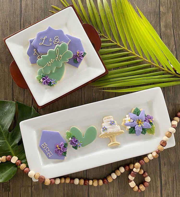 Rainy Island Cookies custom design
