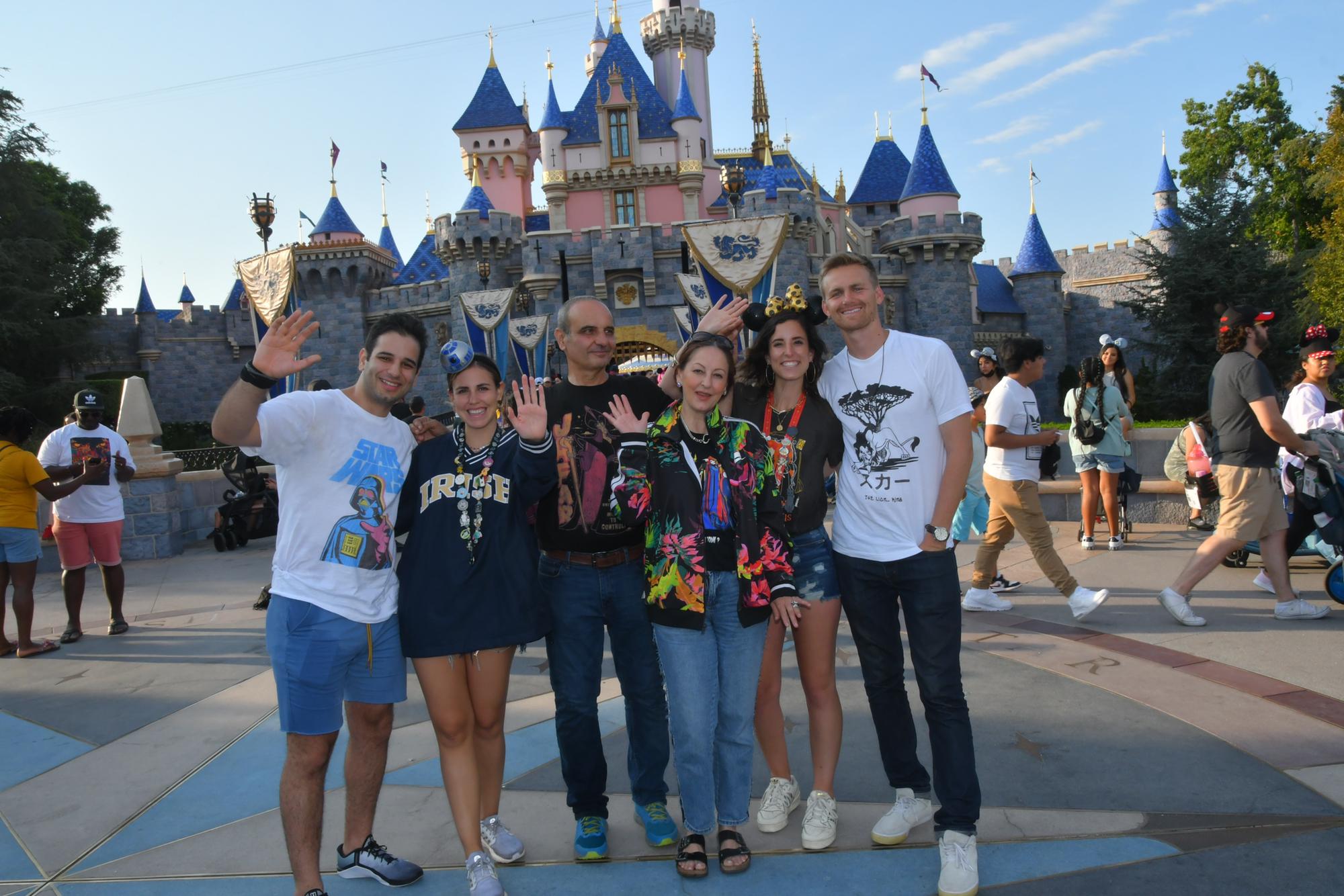All wearing villains tees