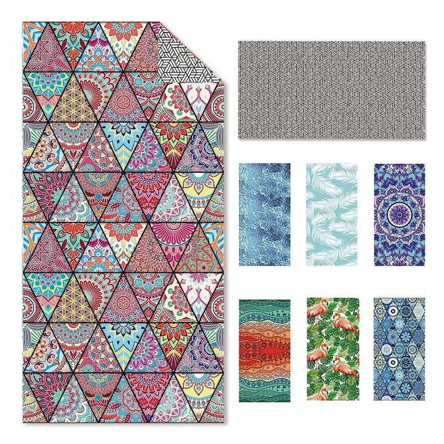 cabanana Sand Free Beach Towel - Microfiber 32 x 64 Inch Quick Dry Lightweight Towel for Travel Sports Pool Swimming Bath Camping Yoga Girl Women Adults (Havana)