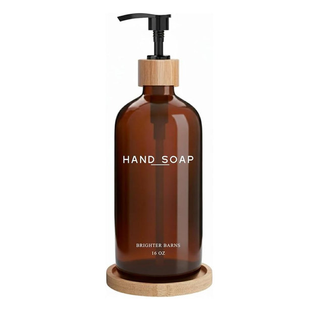 Glass Hand Soap Dispenser