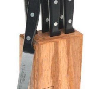 Wusthof Cutlery Equipment - Wusthof Gourmet 7-Piece Steak-Knife Set with Oak Block