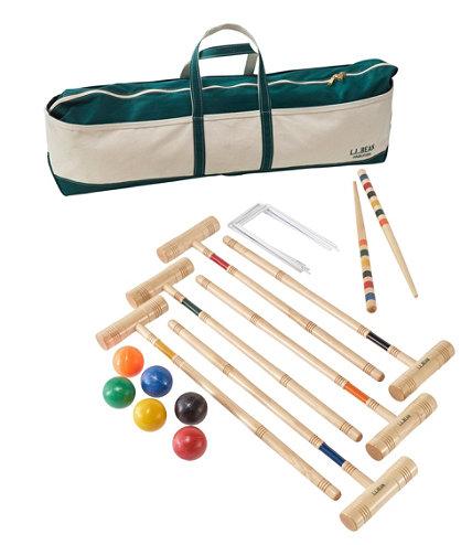 Maine Coast Croquet Set with Boat and Tote