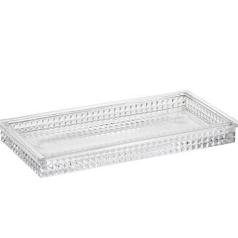 Pressed Glass Bathroom Accessories - Tray