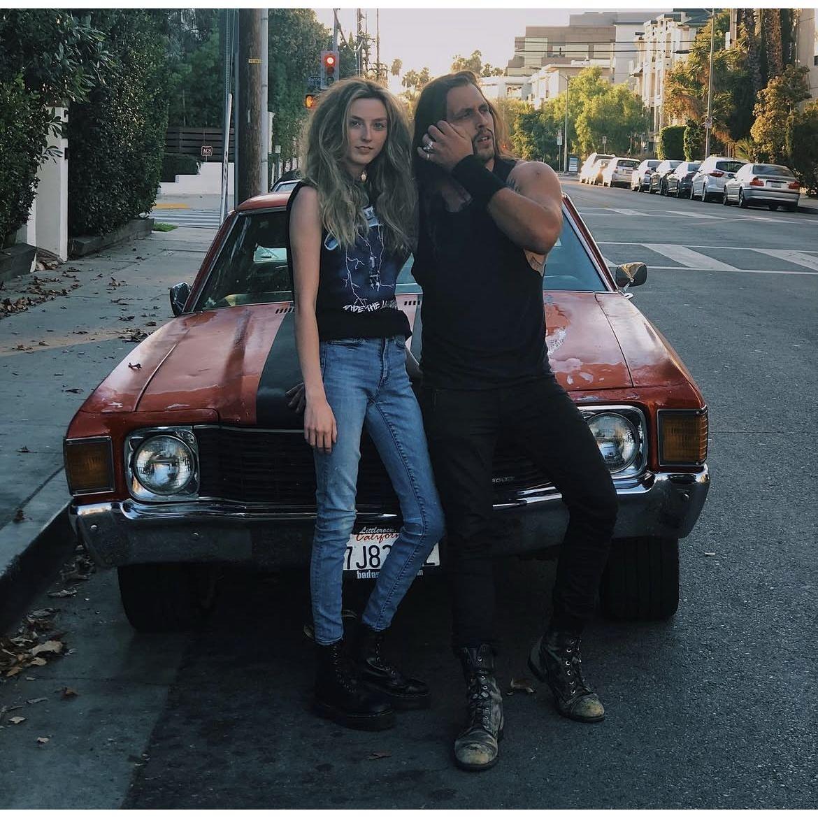 when we both dressed up as James Hetfield from Metallica for Halloween lol