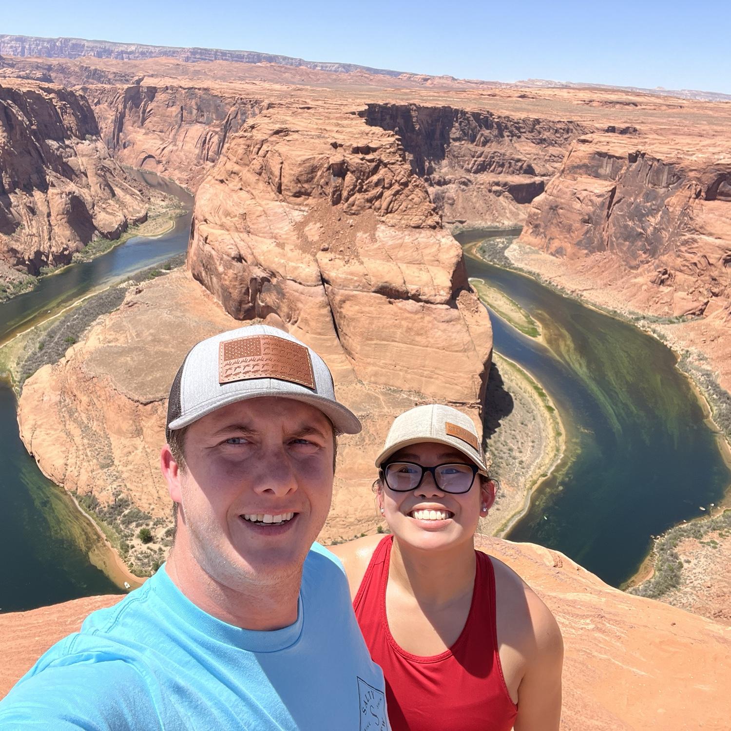 Our first trip together outside of California. It was to Arizona.