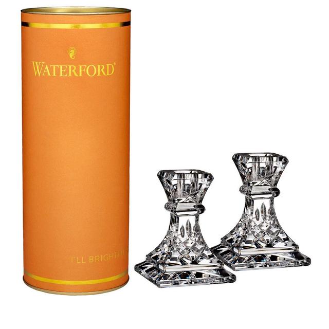 Giftology Lismore 4in Candlestick, Pair