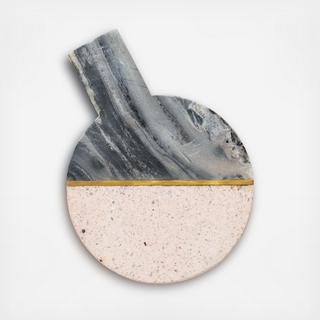 Elements Terrazzo & Marble Round Serving Board