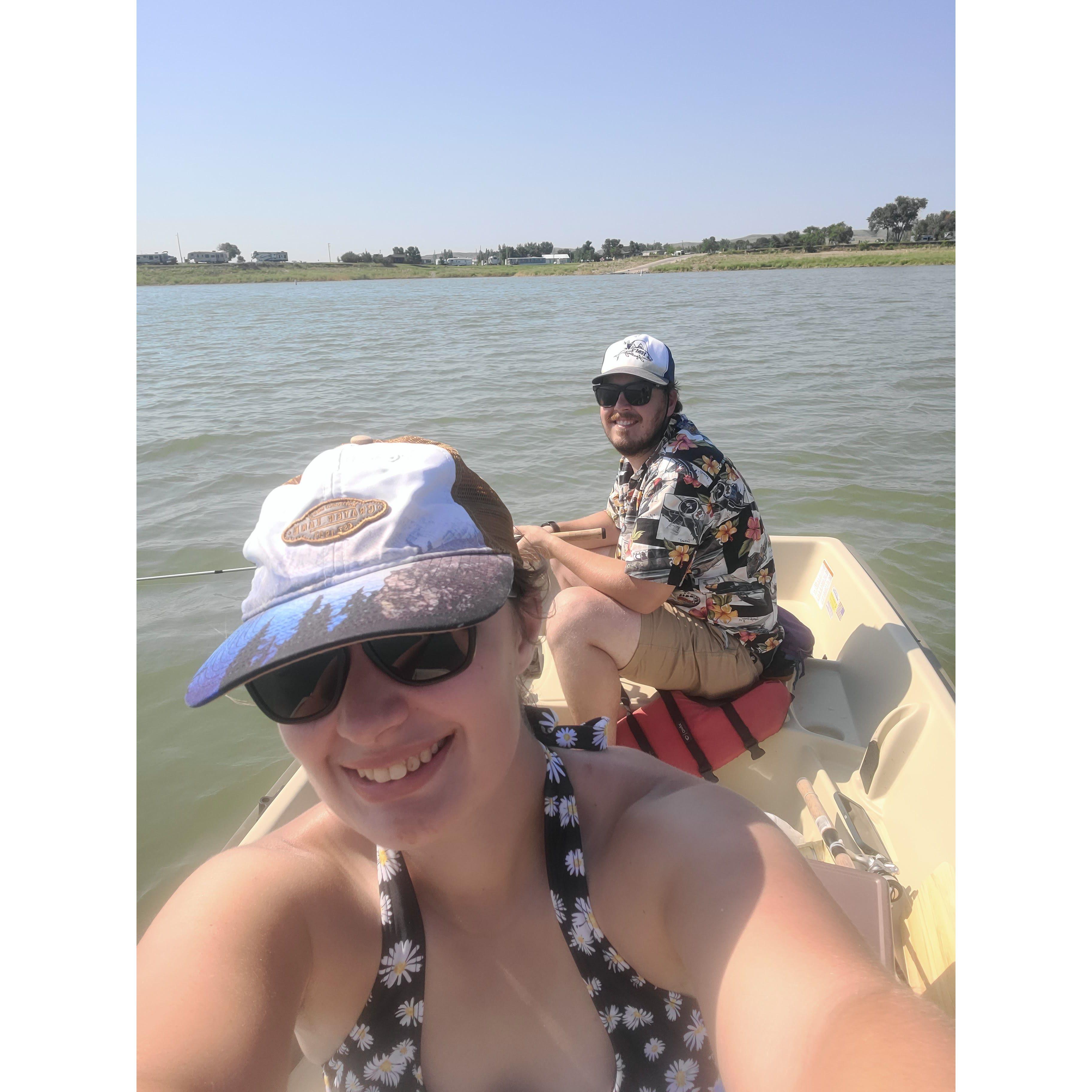 Didn't catch any fish on this trip, but I caught his heart :)