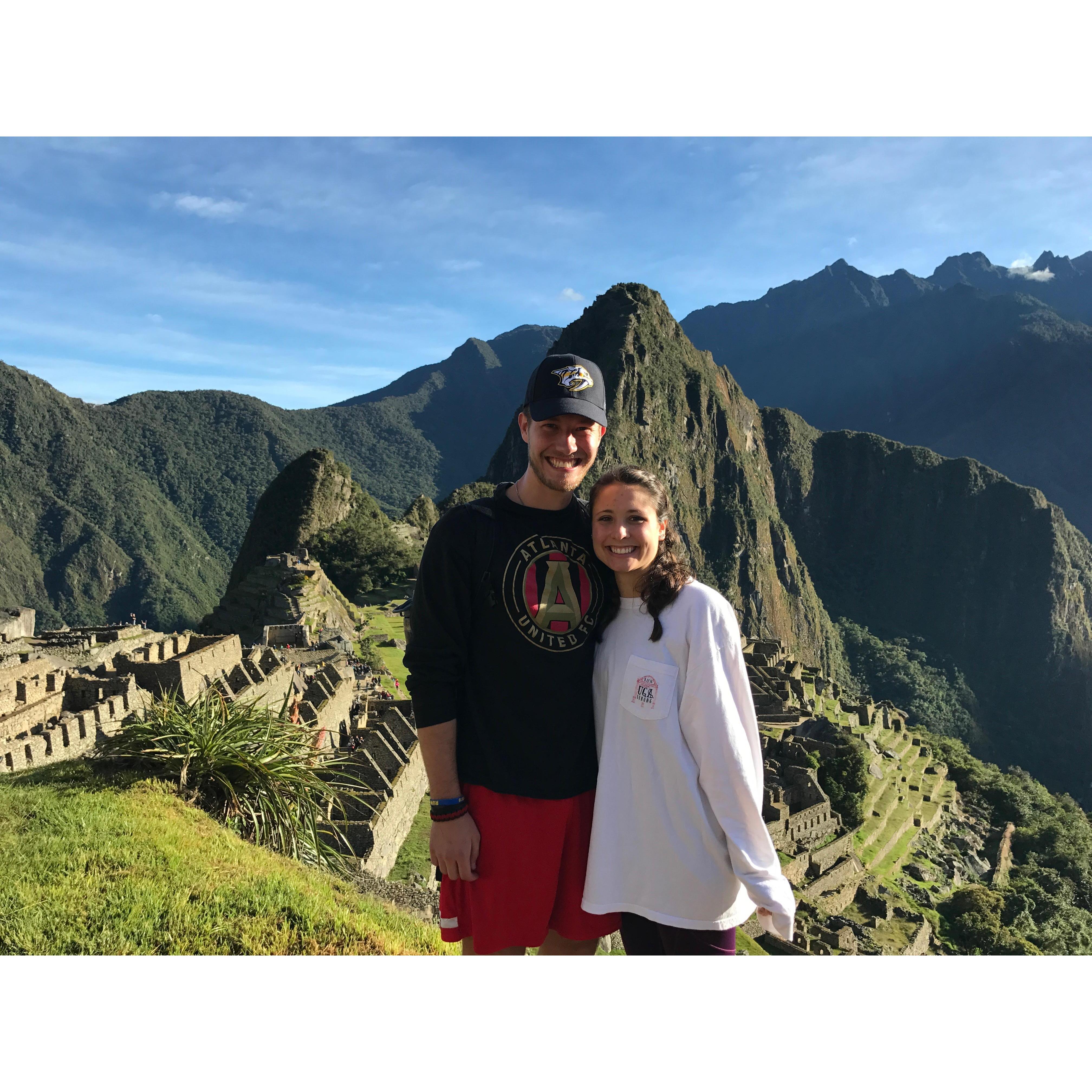 At Machu Picchu in Peru (2017)