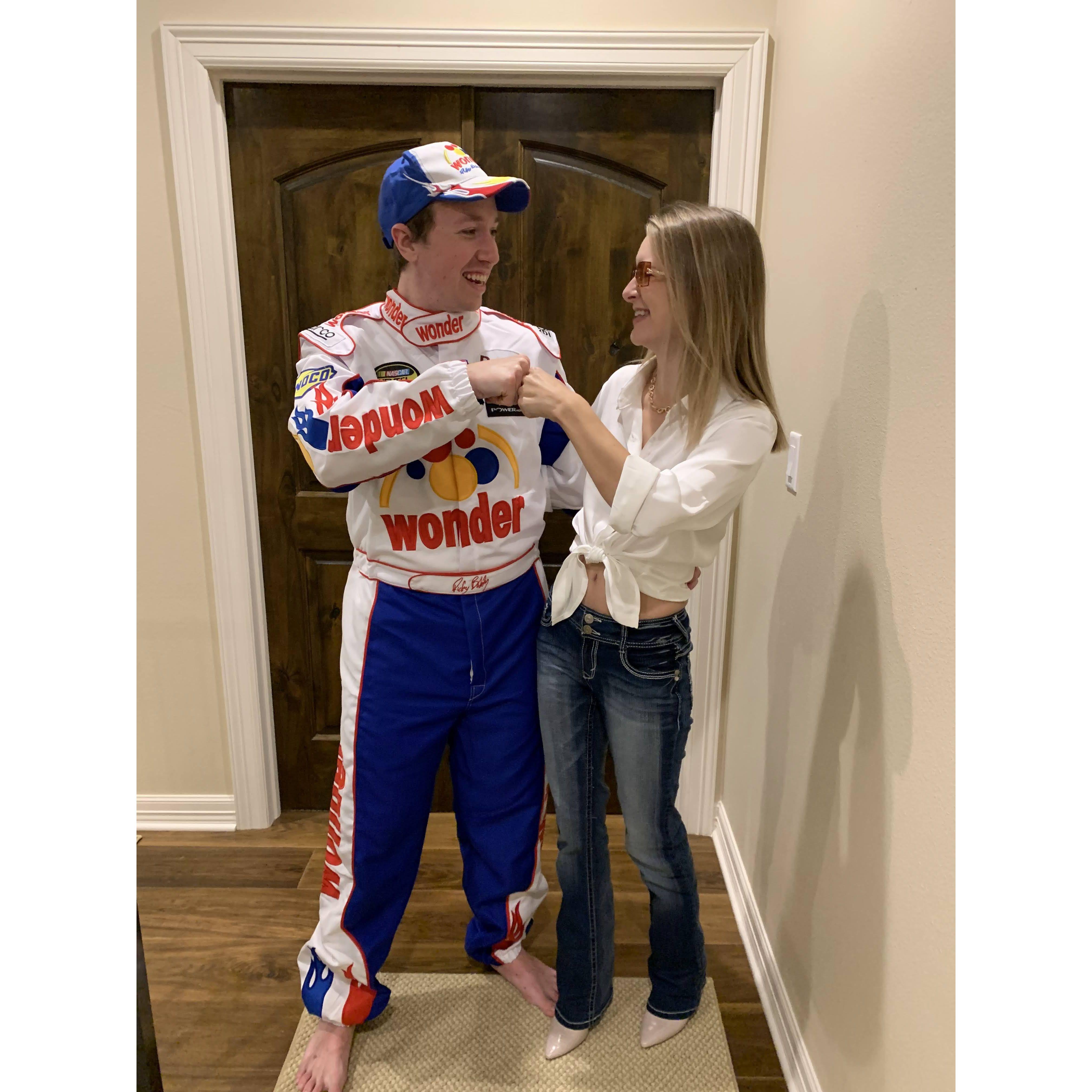 Our first Halloween, Talladega Nights edition.
