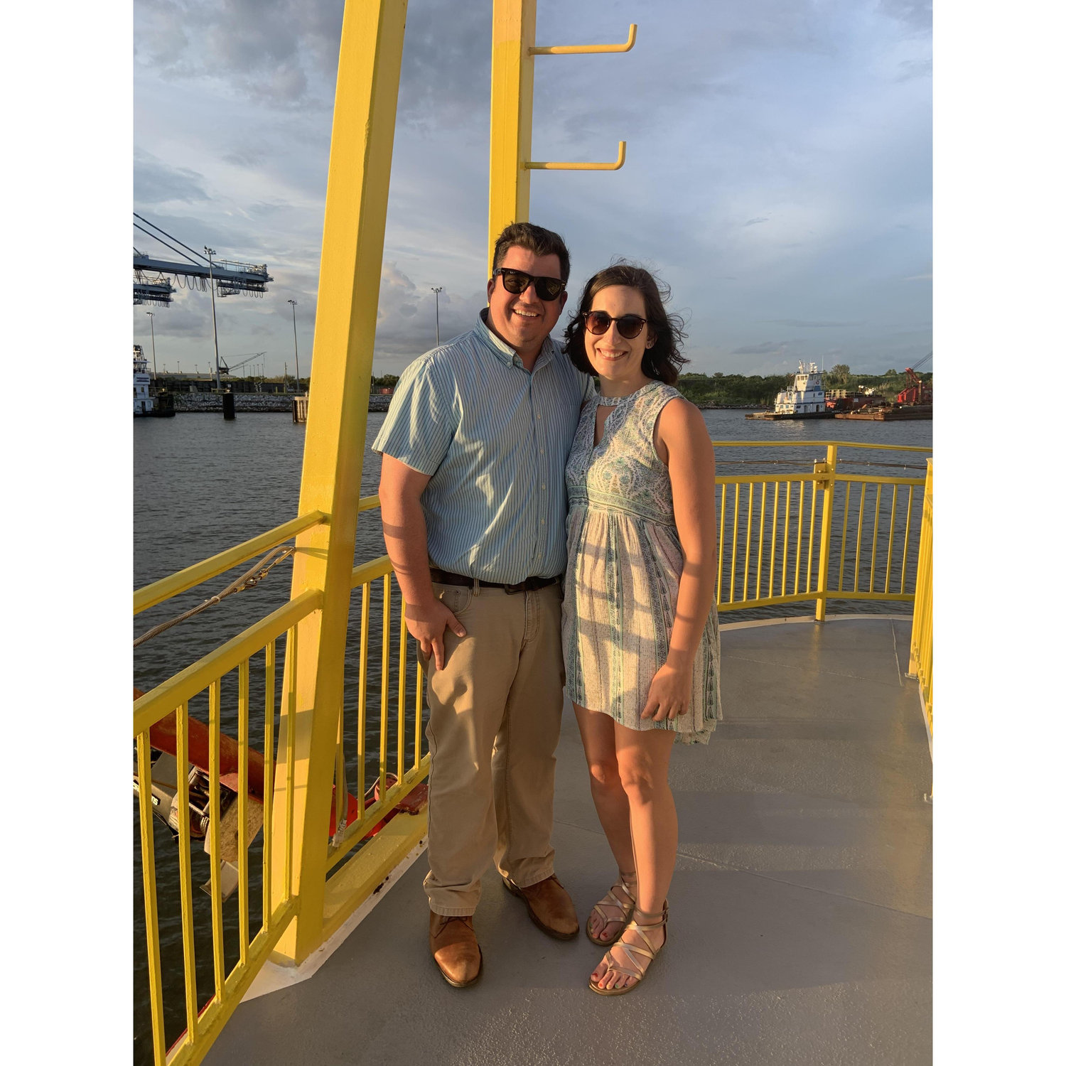 Mike's birthday riverboat cruise surprise.