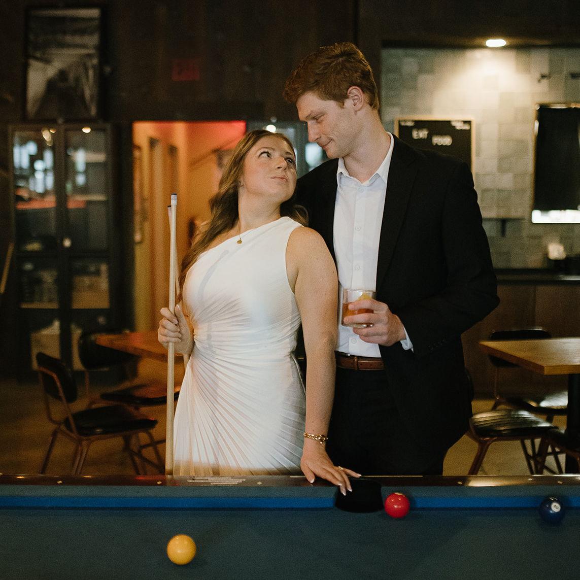 you can always find us at the pool table!