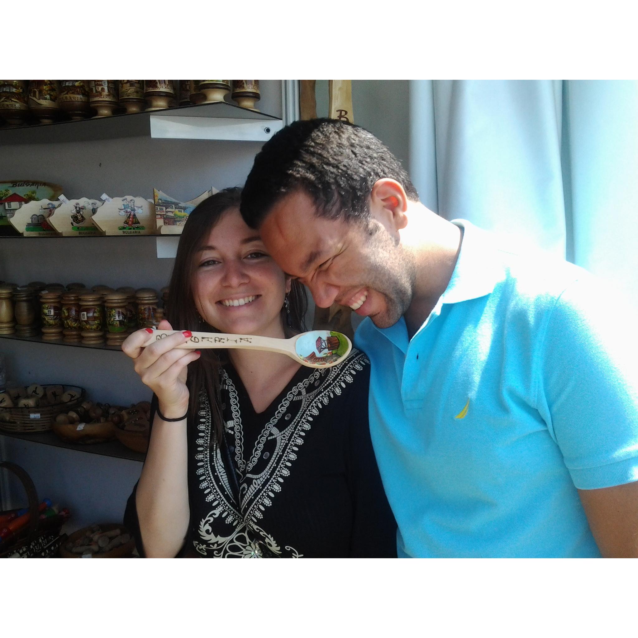 He came to Bulgaria to see her.