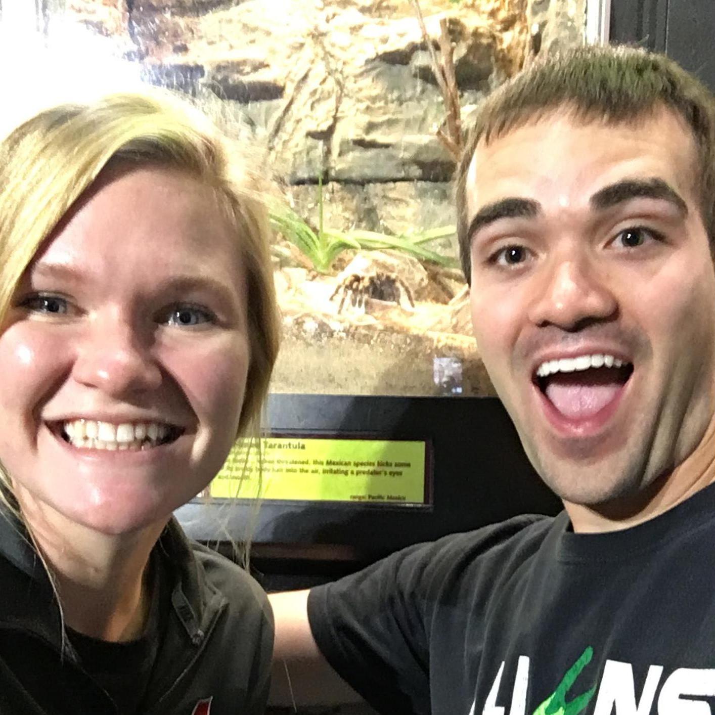 Haley's favorite tarantula exhibit at the Zoo!