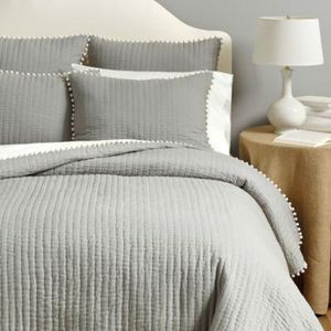 Audree Pom Pom Quilt - SPA | Ballard Designs