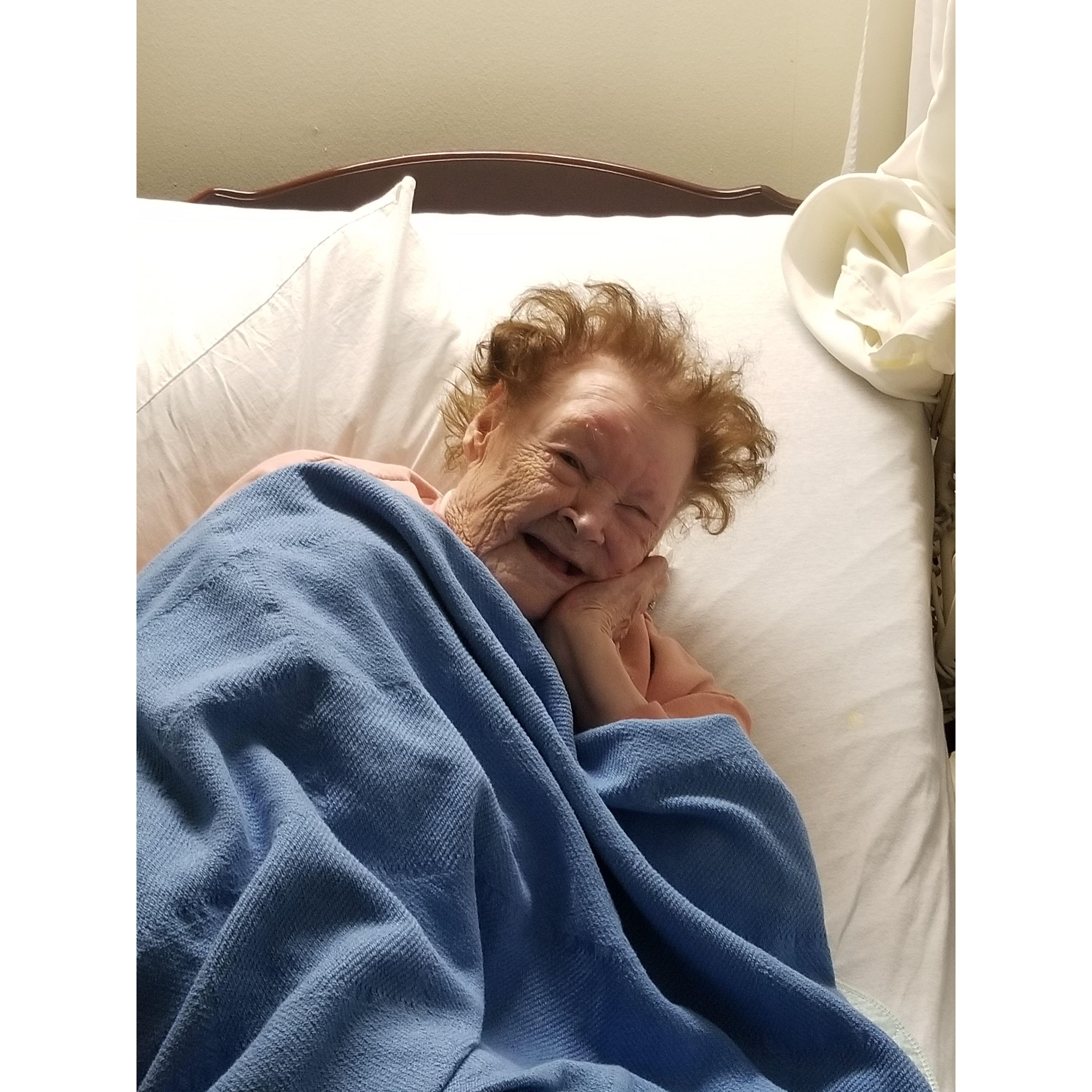 My sweet grandma Morgan. Our love was mutual. She was a staple in my childhood. She lit up the room and everyone loved her. She was 99 when she left this earth. We will forever miss her.