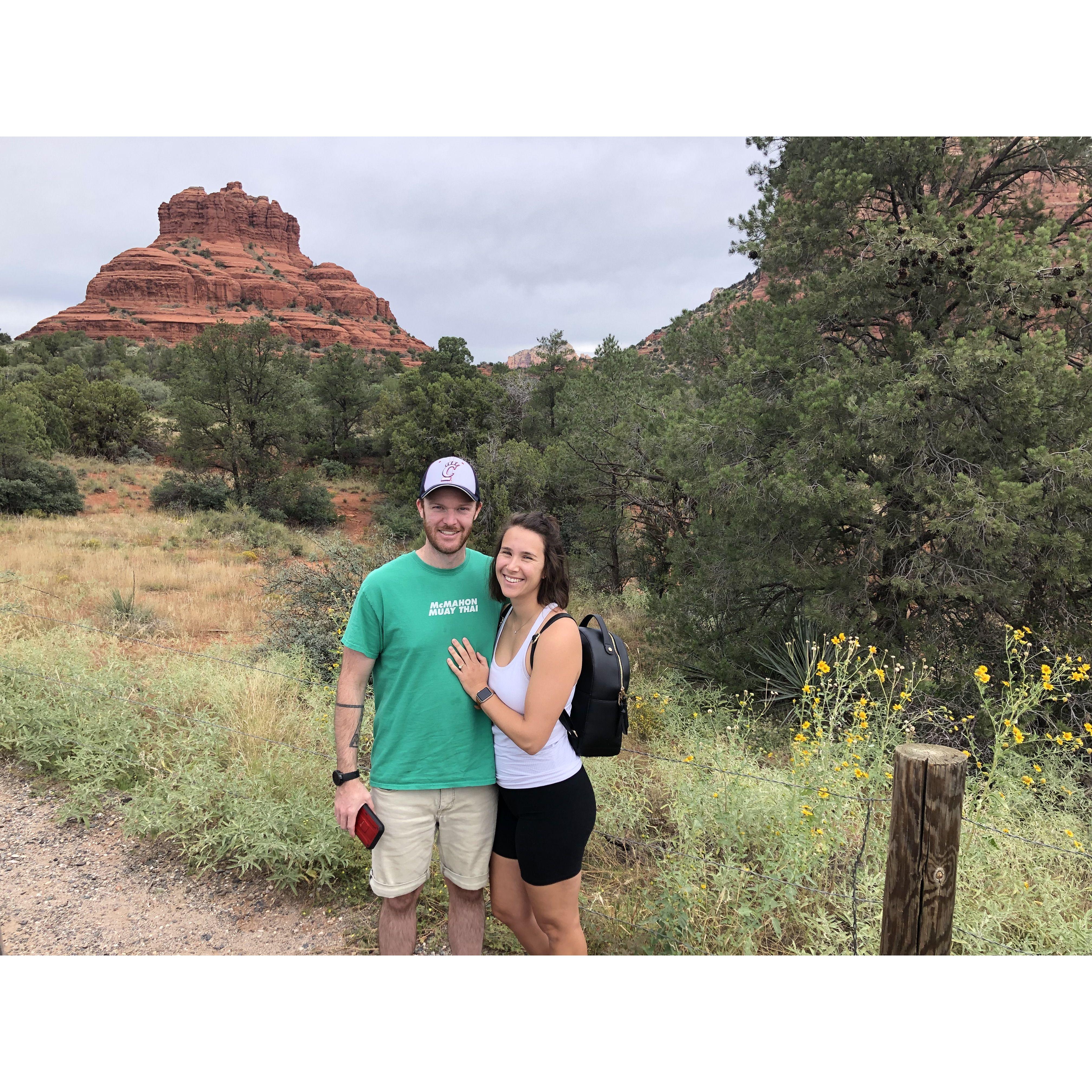 After Lorri's bachelorette in Arizona, Manon couldn't stop raving about Arizona. She took Zach to visit the state, including the Red Rocks and the Grand Canyon