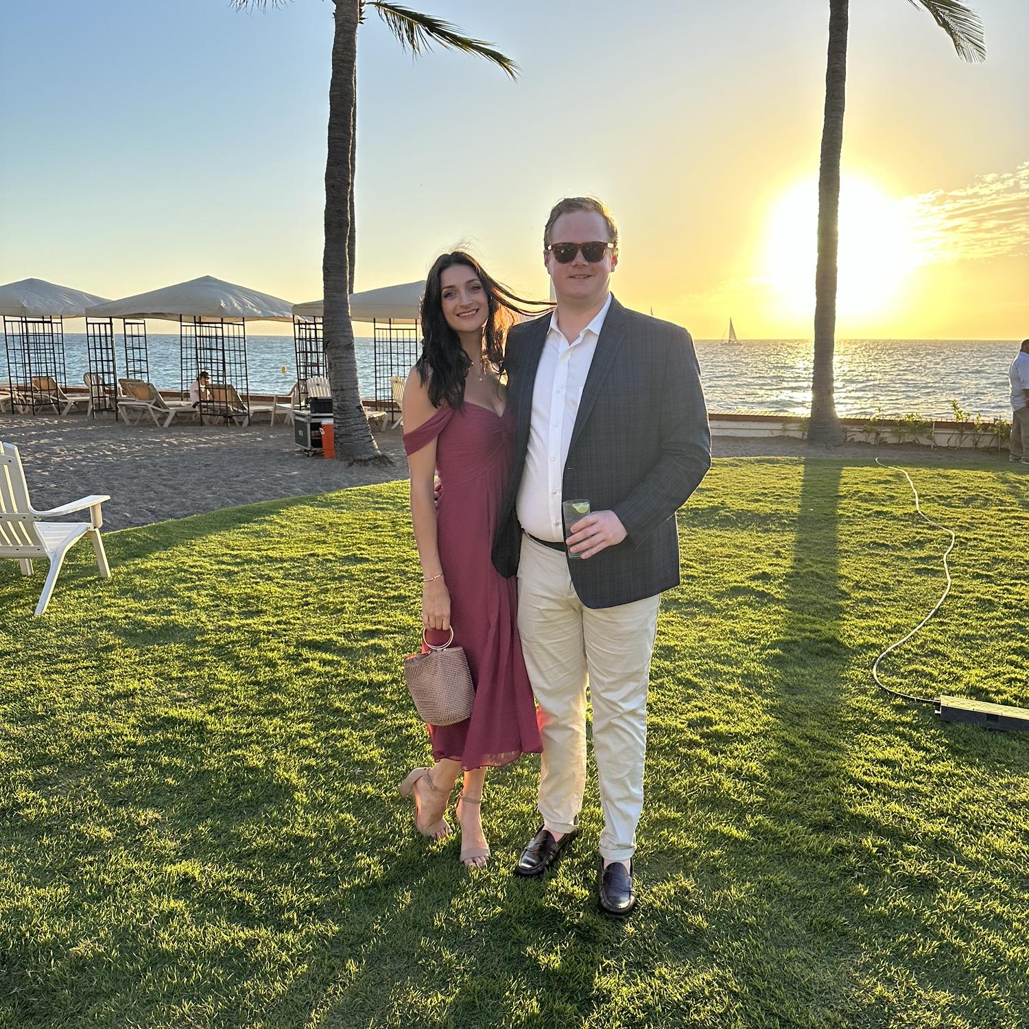 At Audra's wedding in Mexico 2024