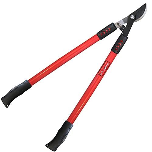 TABOR TOOLS GL16A Bypass Lopper, Chops Branches with Ease, Classic 28 Inch Tree Trimmer, Branch Cutter with 1 1/4 Inch Clean Cut Capacity.