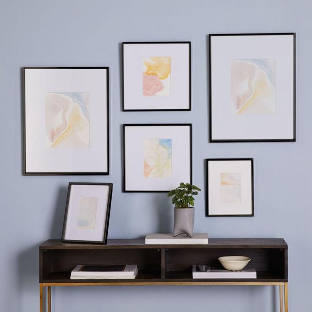 Gallery Frames, Antique Bronze, Set of 6