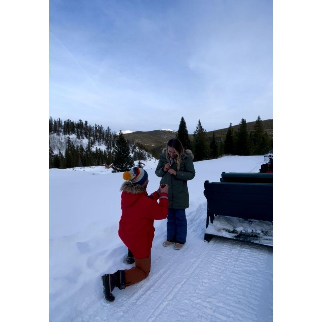 She said YES!