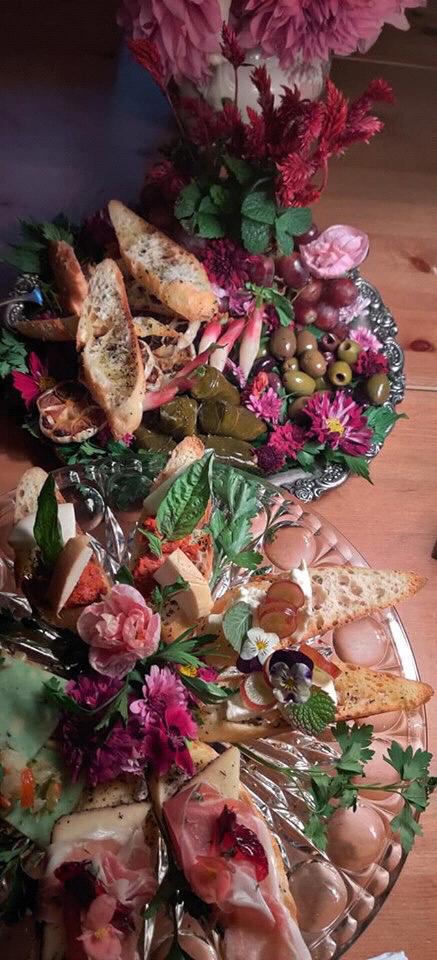 A sneak peek of what the food will be for the wedding!
