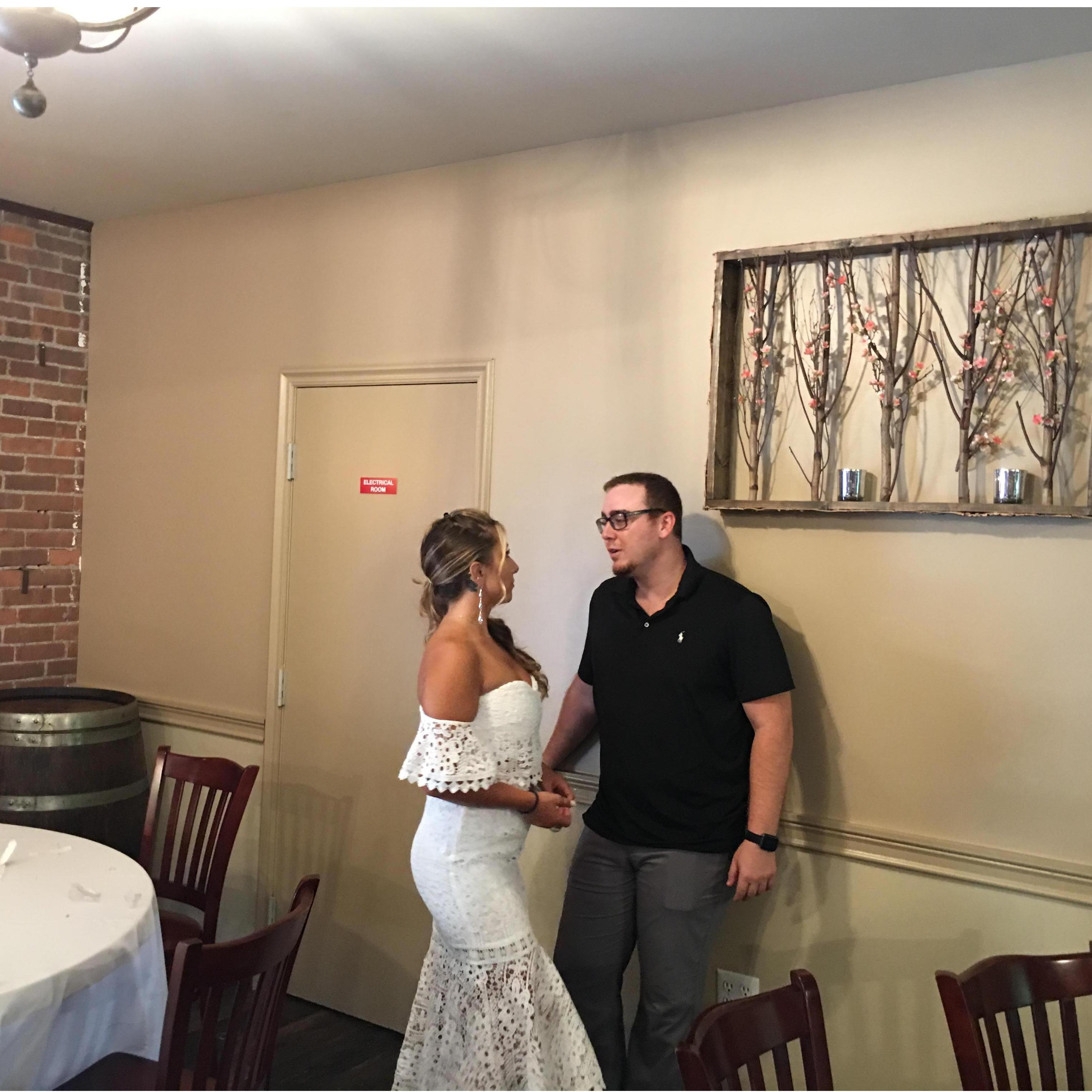 Our Engagement Party at Brotherhood Winery