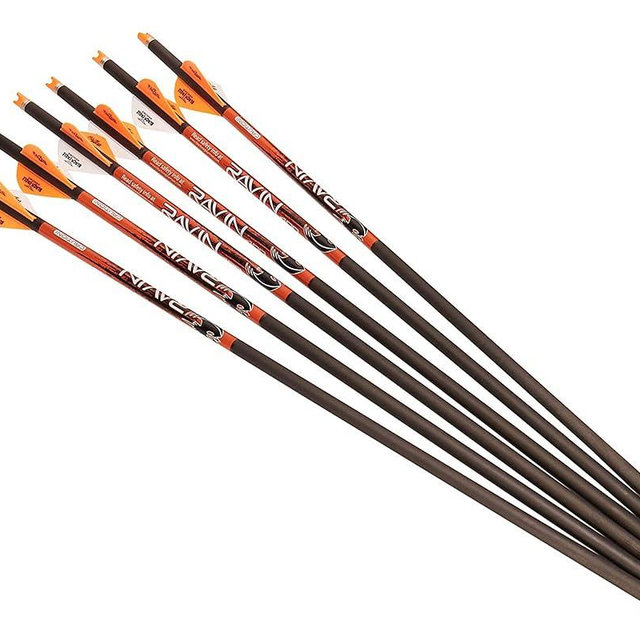 Ravin Carbon Crossbow Arrows 400 Grain .003 - Six Pack, UPC :815942021385