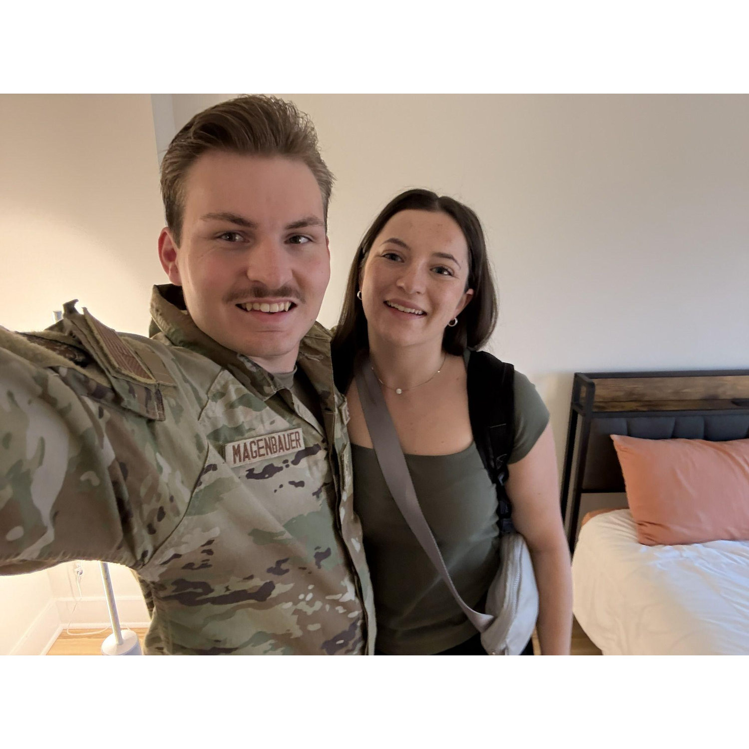 Our first day of work after moving in together. (June 2025)