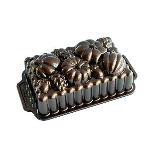 Nordic Ware 91648 Harvest Bounty Loaf Pan, One Size, Bronze