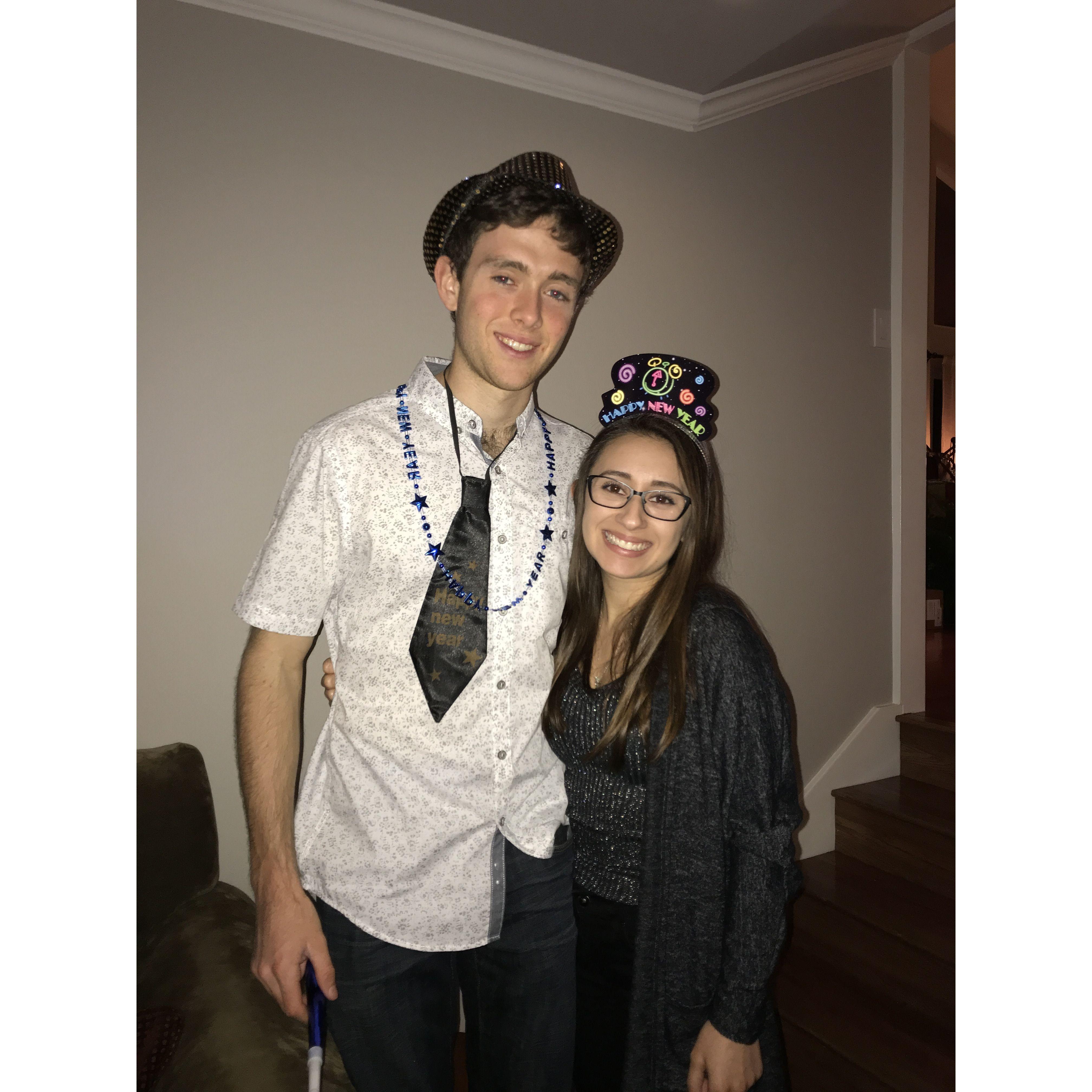 January 1, 2018 - celebrating New Years