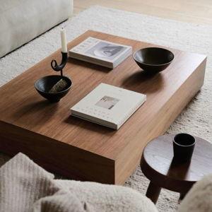 Solid Wood Block Coffee Table