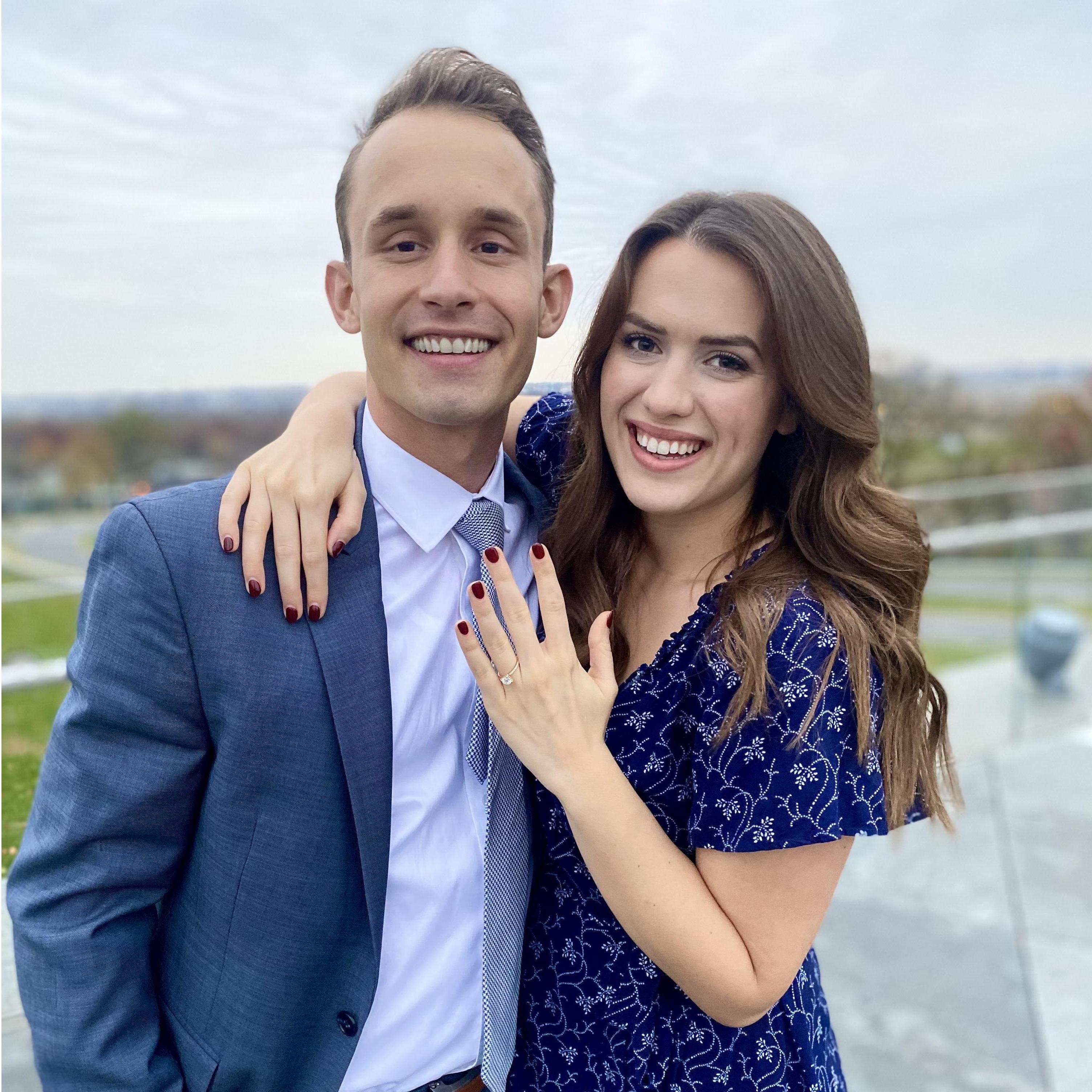 ENGAGED at the Air Force Memorial 11/15/20
