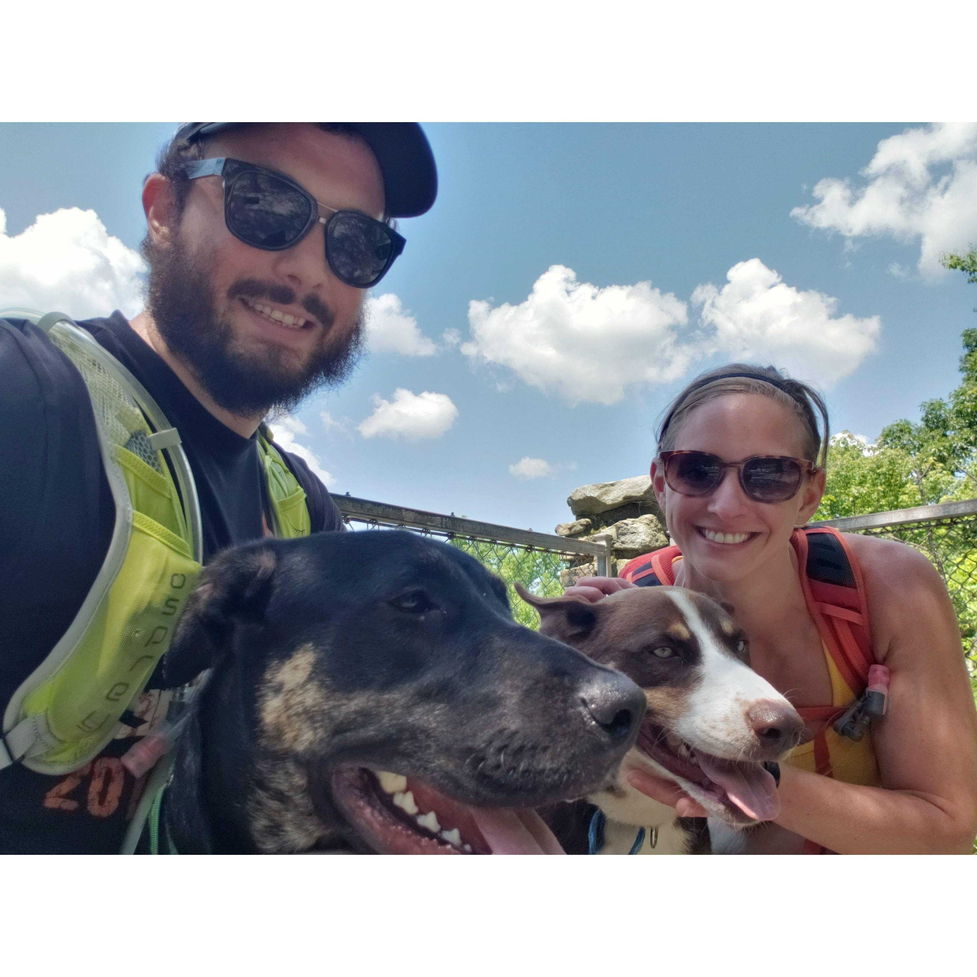 COVID hike and first dog hike