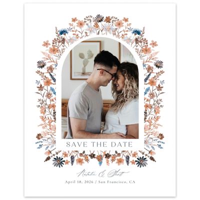 Blue Wedding Digital Save the Date - Spasso Photo